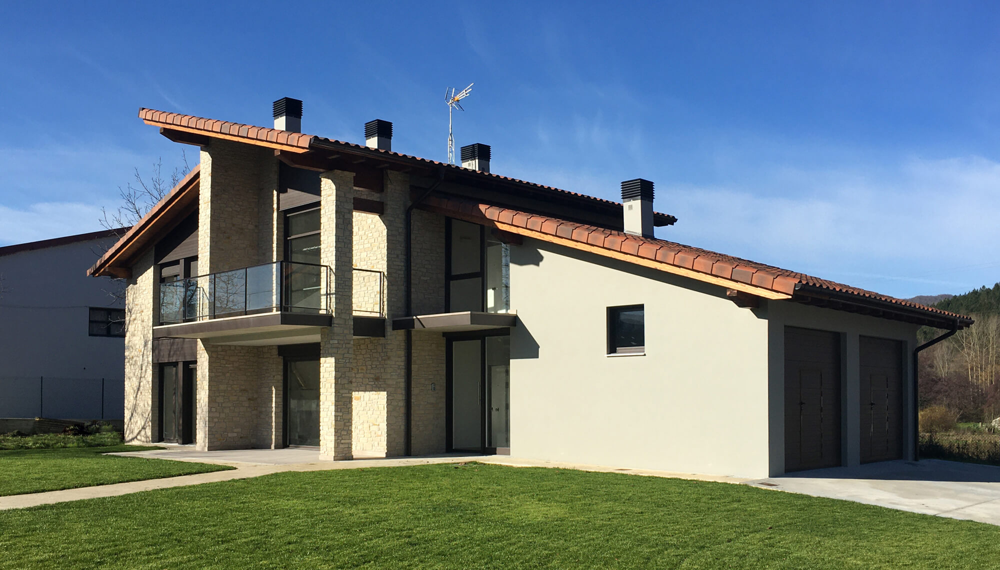 Vivienda nueva construccion en Lakuntza Navarra - Construcciones Aldaba