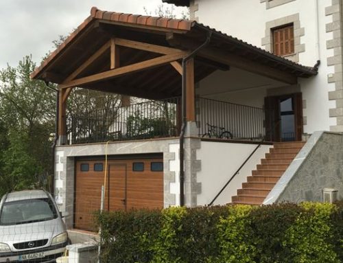 Construcción de anexo a vivienda en Etxarren